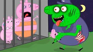 Zombie Apocalypse, Daddy Pig! Please Stop, Don't Turn Into Zombie ‍️ Peppa Pig Funny Animation