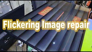 How to repair a flickering images.