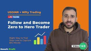 Right Way to Trail Stop Loss to Capture BIG Market Moves - Live Price Action Trading #123