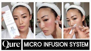 Microneedling at Home? QURE Micro Infusion System #qureskincare #microneedling