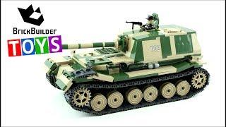 COBI Small Army WWII Panzerjäger Tiger (P) Ferdinand - Brick Builder Toys - Lego Speed Build