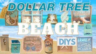🪸 10 SHORE LIVING DIYS! *BEST of Crafty Beach*  DOLLAR TREE Coastal & Summer Hacks