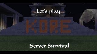 Minecraft: Lets play KORE server survival episode 2