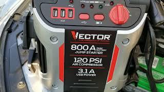 Testing the Vector 800 Peak Amp Jump Starter