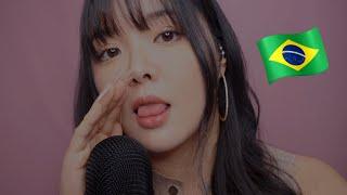 ASMR Korean Girl Tries to Speak Portuguese️ How Well Can You Understand?