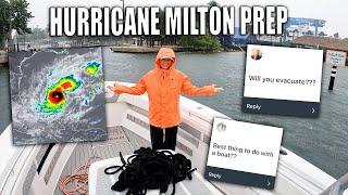 HOW WE PREP OUR BOAT FOR HURRICANES | Get ready for Hurricane Milton