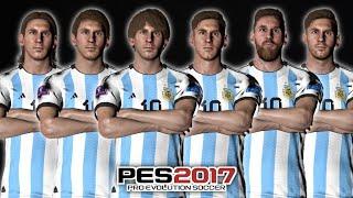 PES 2017 | NEW LIONEL MESSI FACEPACK SEASON 2007-2021 | DOWNLOAD