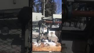 Homemade firewood processing