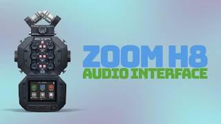 Use the ZOOM H8 as a Microphone Audio Interface - HOW TO