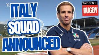 Italy Squad Announced for July Tests - Youth Leads the Way - 2024