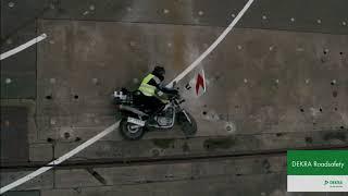 Motorcycle crashtest roadsigns Germany- Nieuwsmotor.nl