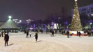 Чистопрудный бульвар. Январь.