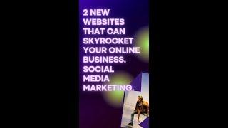 2 New Websites That Can Skyrocket Your Online Business. Social Media Marketing. #shorts