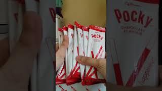 ASMR Pocky Chocolate Sticks| Most Satisfying Unboxing #shorts #asmr #unboxing