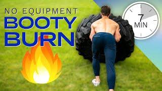 No Equipment BOOTY BURN  || 7 Min Glute Workout