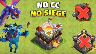 Best TH11 Attack Without CC Troops & Siege Machine | Easiest Town Hall 11 Attack (No CC/Siege)