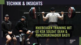 Greenlight Fitness Kniebeugen-Session mit Ex-KSK Dean & ehemaligem Panzergrenadier Basti#squats