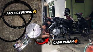 RAKIT & SETEL VELG RING 17 DI MIO M3 VICTOR || PROJECT PUSING