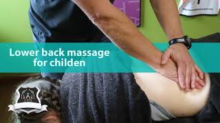 Lower back massage for Children