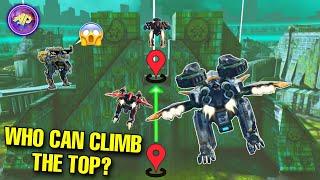  WHICH ROBOTS CAN CLIMB THE TOP BUILDING IN WAR ROBOTS DEAD CITY MAP? || WR ||