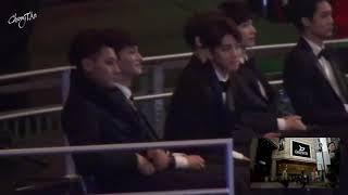 141203 EXO reaction to BTS vs Block B MAMA 2014