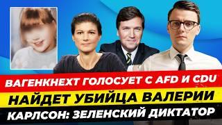 Главные новости 2.2: CDU+AFD+Вагенкнехт? скандалы в Бундестаге, судили убийцу украинки Леры Миша Бур