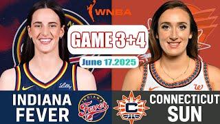 Indiana Fever VS Connecticut Sun Game 3rd+4th Highlights June 17, 2025 WNBA Season 2025