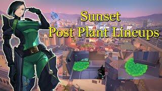 Viper's Post-plant Lineups For Sunset - New Map Valorant | Giveaway