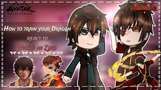 Httyd react to Hiccup as Zuko || Hiccup n Azula twins AU || 1/1 || Httyd x Avatar || Eng/Rus