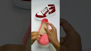 Wow Amazing love crochet #crochet #knitting #crochetlove #knittinglove #diy #crochetshoes #Ep 212