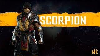 Mk11 Scorpion\Скорпион комбо для новичков 3 вариация ( Горящий призрак)