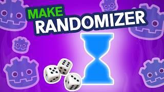 How to make a RANDOMIZER in Godot (RNG - Random Number Generator)