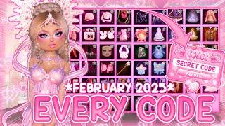 *NEW CODES!!* ALL WORKING CODES IN DRESS TO IMPRESS *FEBRUARY 2025*