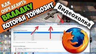 Как определить вкладки, которые тормозят Mozilla Firefox