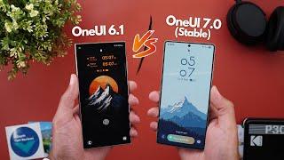 Stable OneUI 7.0 vs OneUI 6.1 – Every New Feature Explained!