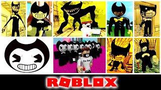 BENDY EXE In 25 Roblox Games Survive Bendy And The Ink Machine [Roblox]