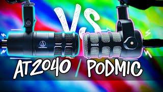 Which Budget Podcast Mic Is Best? Audio Technica AT2040 vs. Rode PodMic