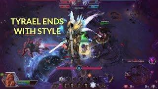 Tyrael ends with style