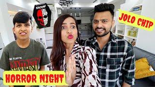 Piyush VS Prerna JOLO CHIP CHALLENGE || REAL HORROR STORY