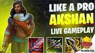 How To Play Akshan Like A PRO! - Wild Rift HellsDevil Plus Gameplay