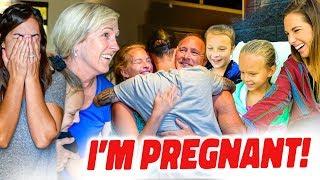 TELLING OUR FAMILY WE ARE PREGNANT!  EMOTIONAL