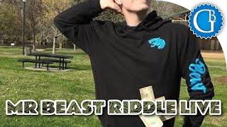 Solving MRBEAST 100,000$ RIDDLE LIVE