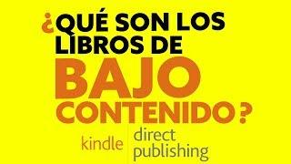 Libros Sin Contenido y de Bajo Contenido - Publica tus libros en Amazon KDP y Genera Ingresos