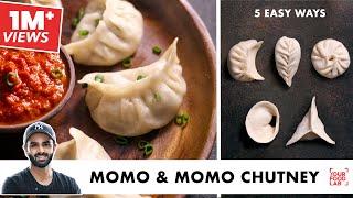 Momos Recipe - 5 Ways |  Spicy Momo Chutney | मोमो बनाने के आसान तरीके | Chef Sanjyot Keer