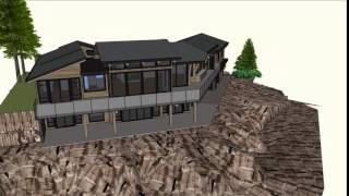 The Cantilever 3D Rendering - Structure Design