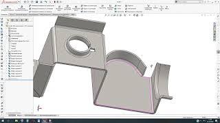 SolidWorks. Инструмент Ребро-кромка. Листовой металл