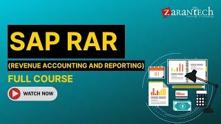 SAP RAR (Revenue Accounting and Reporting) Full Course | ZaranTech