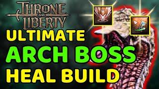 Best HEALING BUILD for ARCHBOSS | Bow/Wand | Throne and Liberty