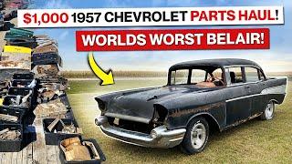 Facebook Marketplace's Cheapest 1957 Chevy BelAir! With a PILE of extra parts! Just How BAD Is It?!?