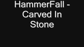 HammerFall - Carved In Stone (lyrics) HD